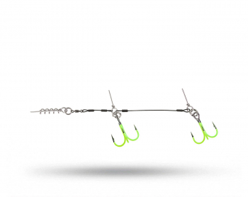 CWC PRO UV Chartreuse Stinger, SS 100lb Giant Tandem 3/0